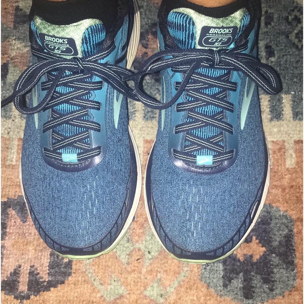 BROOKS ADRENALINE GTS 18 SNEAKERS OVER PRONATION FLEXIBLE ARCHES WMNS SIZE 8